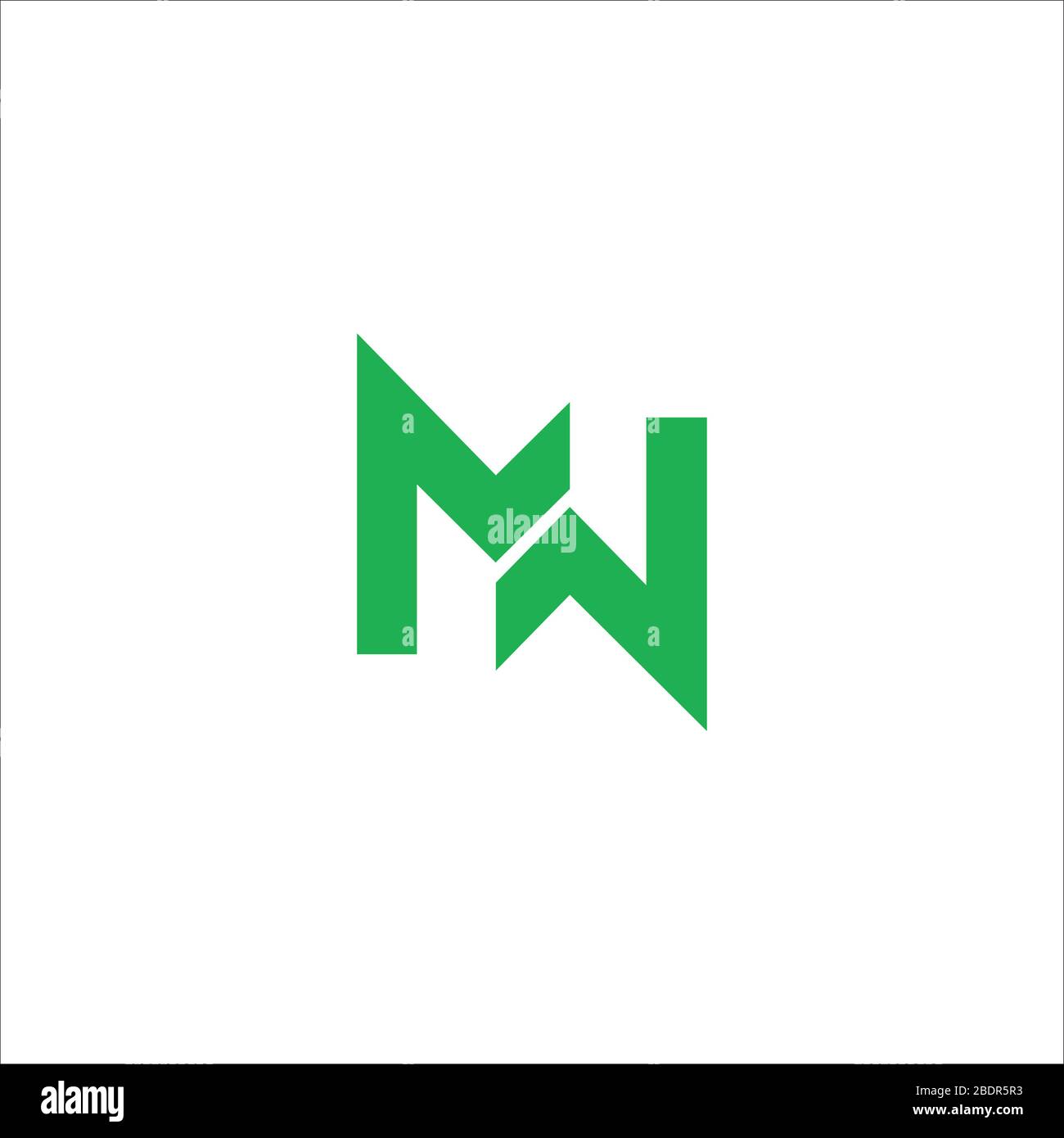 Initial letter mw logo or wm logo vector design template Stock Vector ...