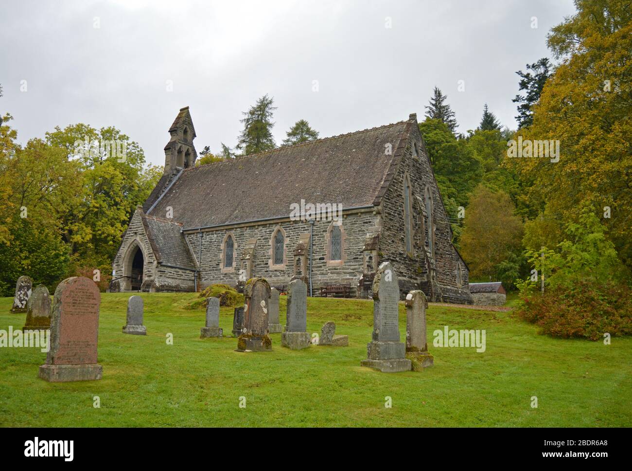 Balquhidder Church, Stirling, Highlands, Scotland Stock Photo