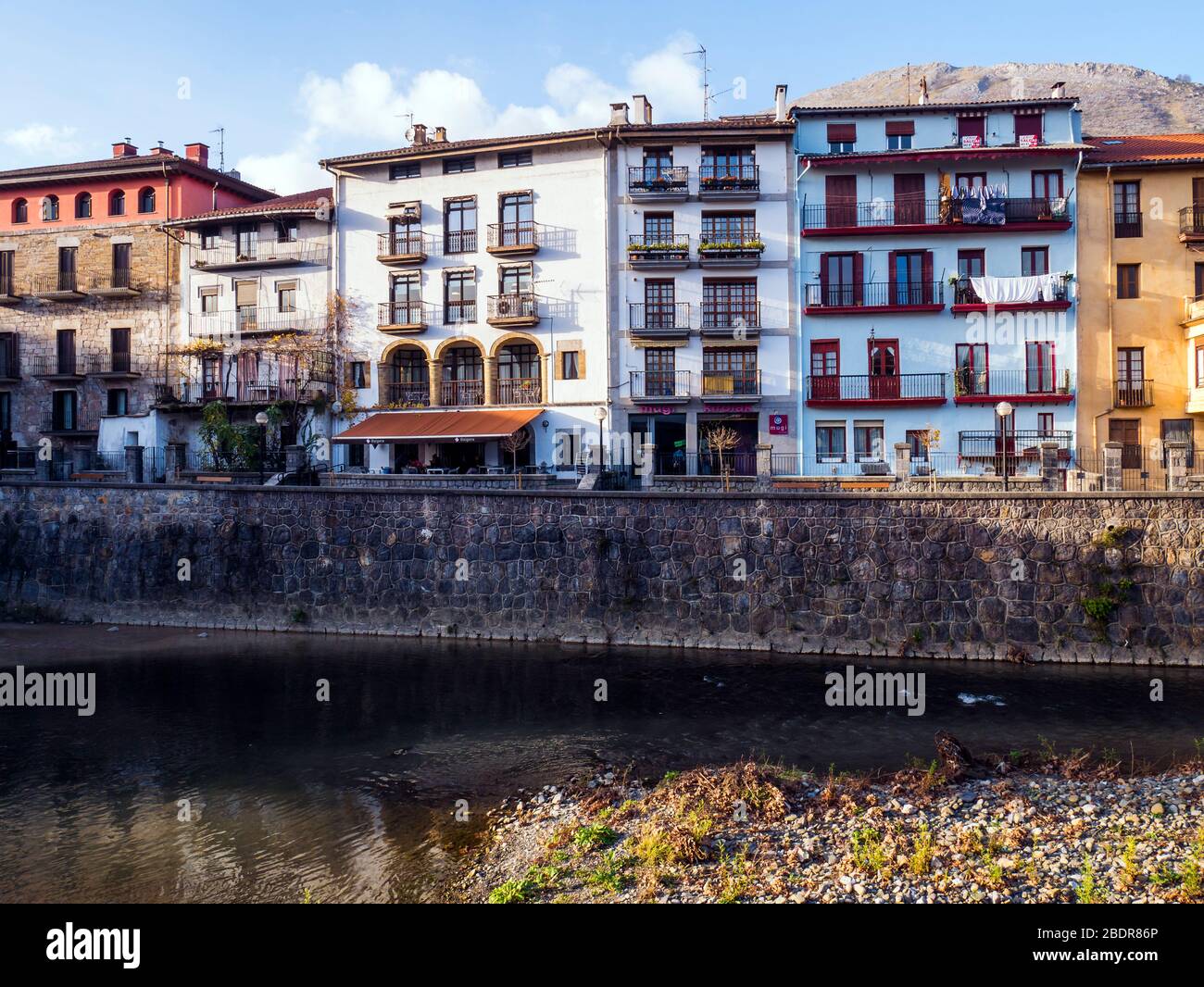 Arquitectura popular. Azpeitia. Guipúzcoa. País Vasco. España Stock ...