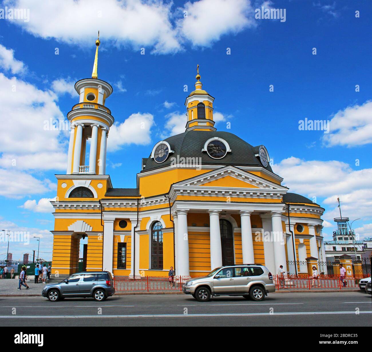 Church of the Nativity on Poschtova square. Kyiv, Ukraine Stock Photo