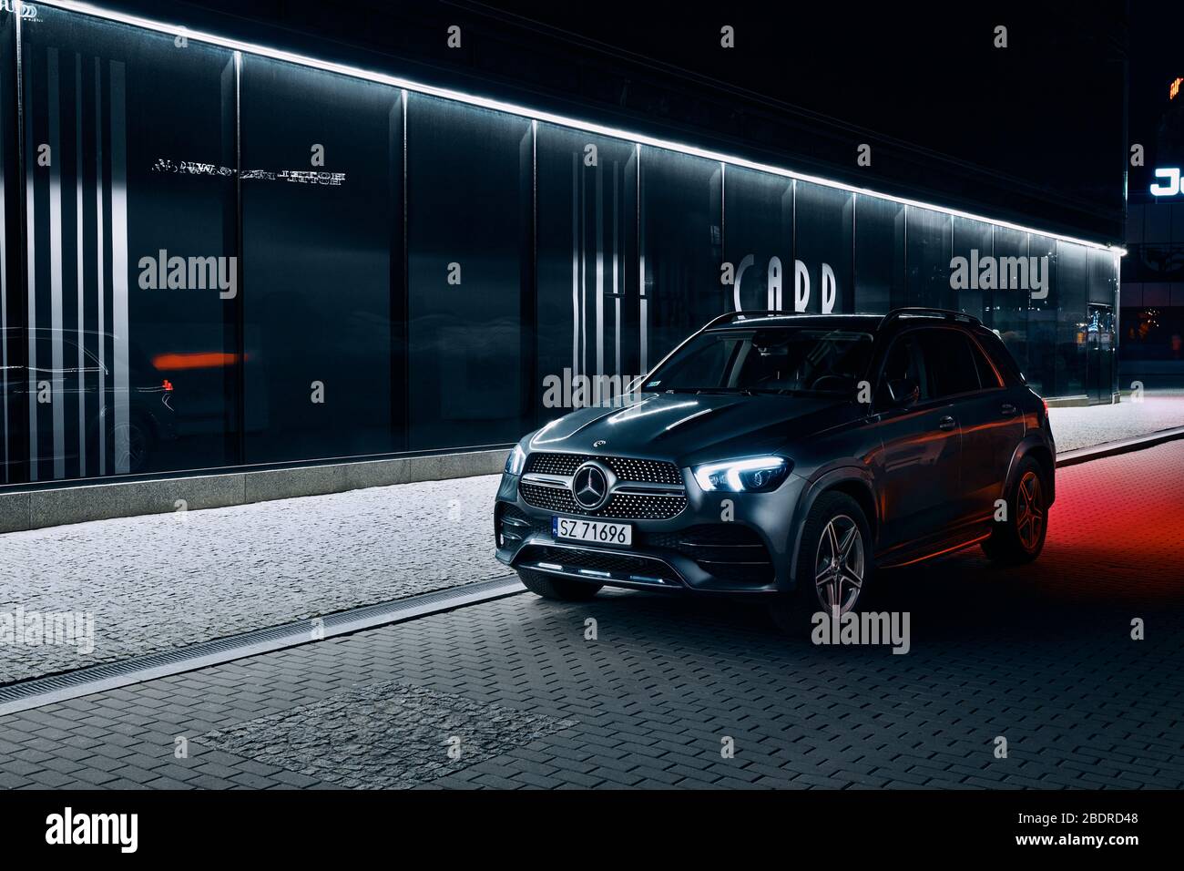Parked mercedes cars hi-res stock photography and images - Alamy