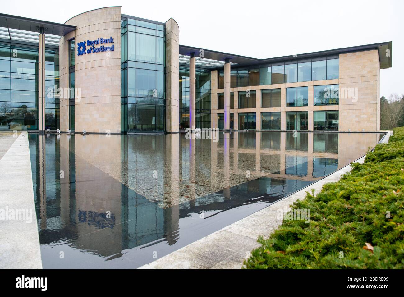 RHS HQ, Gogarburn, Royal Bank of Scotland, Headquarters, Conference centre Stock Photo