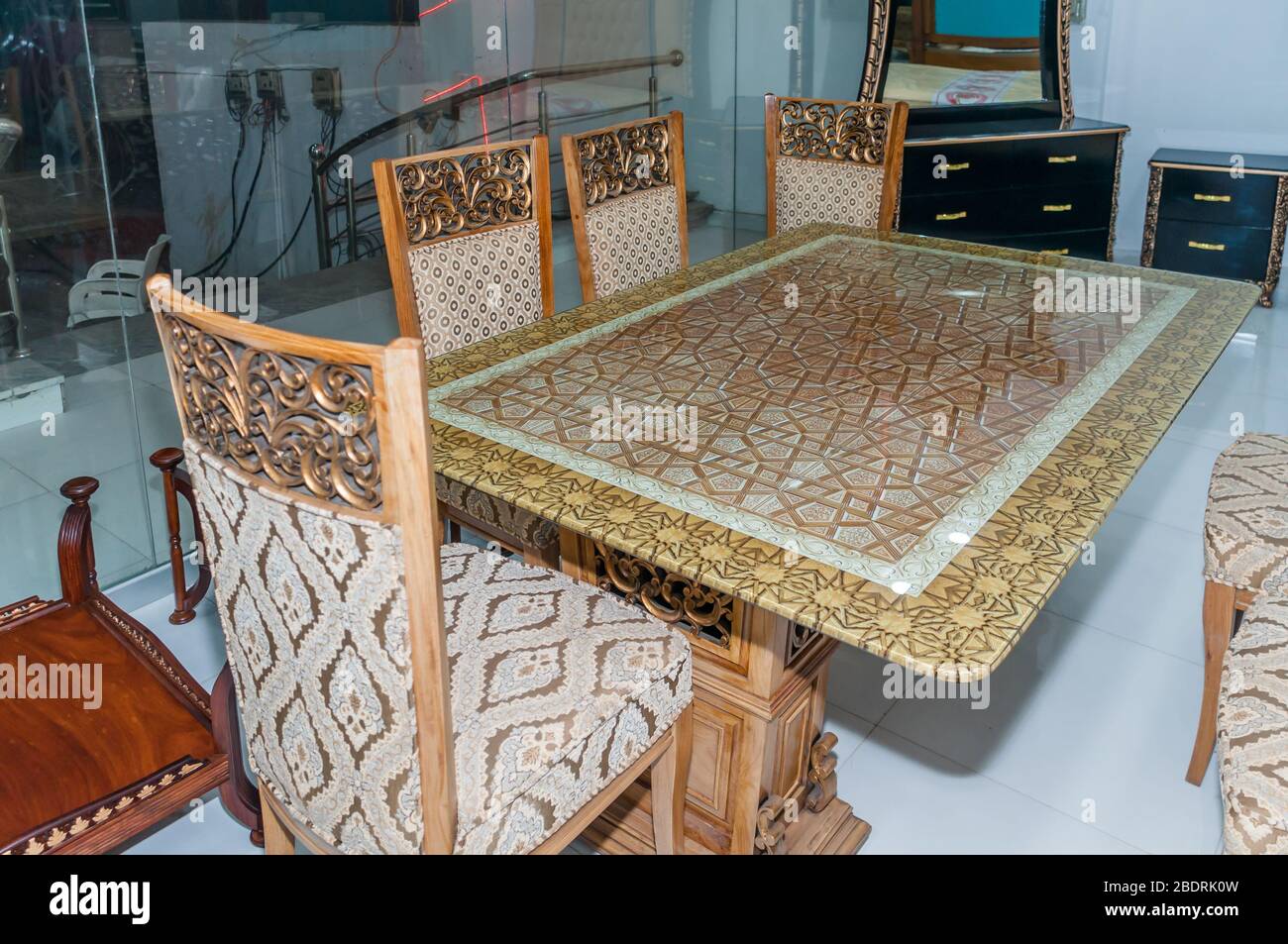 Jhelum, Punjab, Pakistan January 17, 2020Modern style of glass