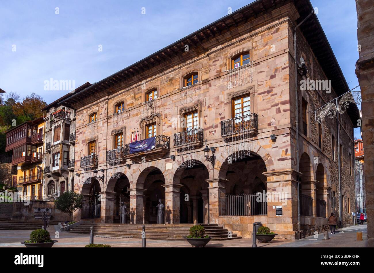 Ayuntamiento barroco de Balmaseda. Vizcaya. País Vasco. España Stock Photo
