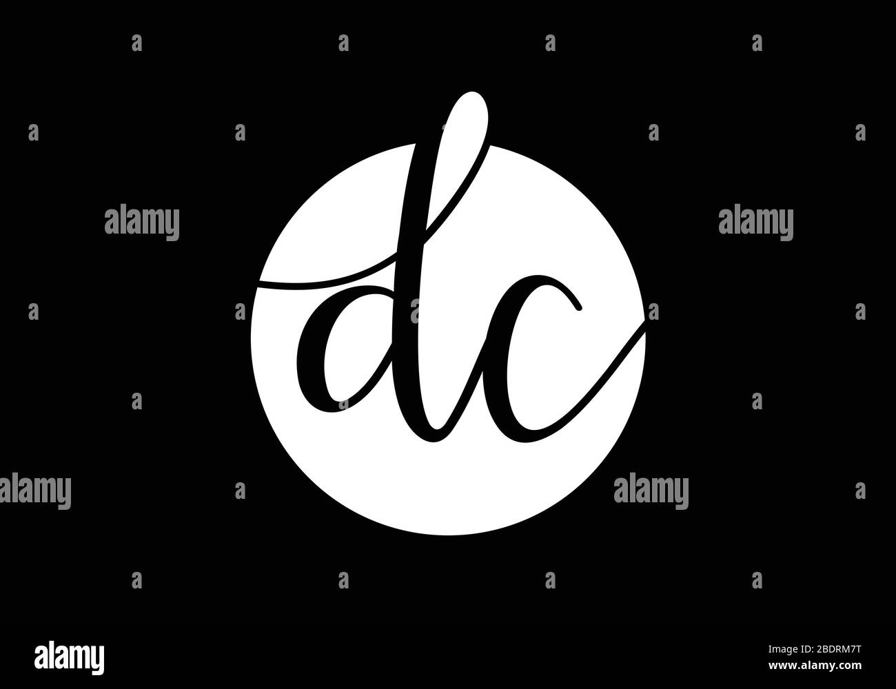D C Initial Letter Logo design vector template, Graphic Alphabet Symbol ...