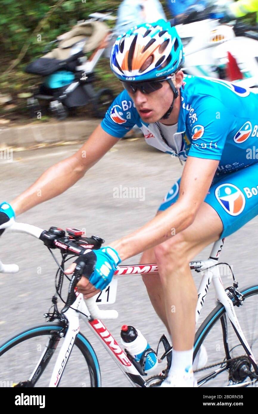 Stef Clement of Bouygues Telecom  during the Tour d'Espagne 2007,  cycling race, Langreo - Lagos de Covadonga (185.1km) on September 04, 2007 in Langreo, France - Photo Laurent Lairys / DPPI Stock Photo