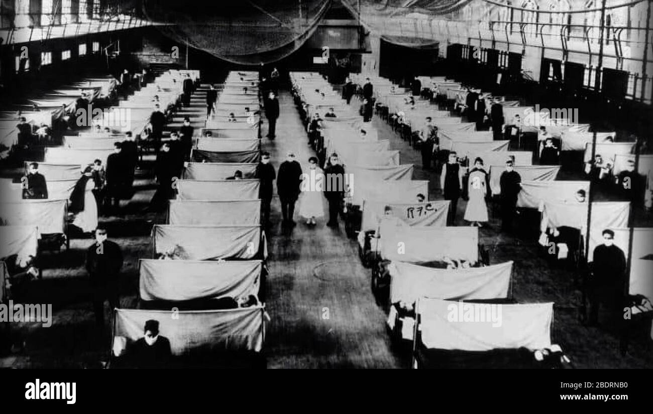 1918 flu outbreak hi-res stock photography and images - Alamy