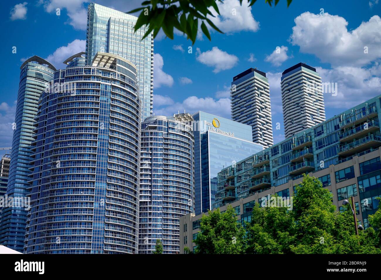 Toronto Harbourfront and Marina in Downtown Toronto, Ontario, Canada ...