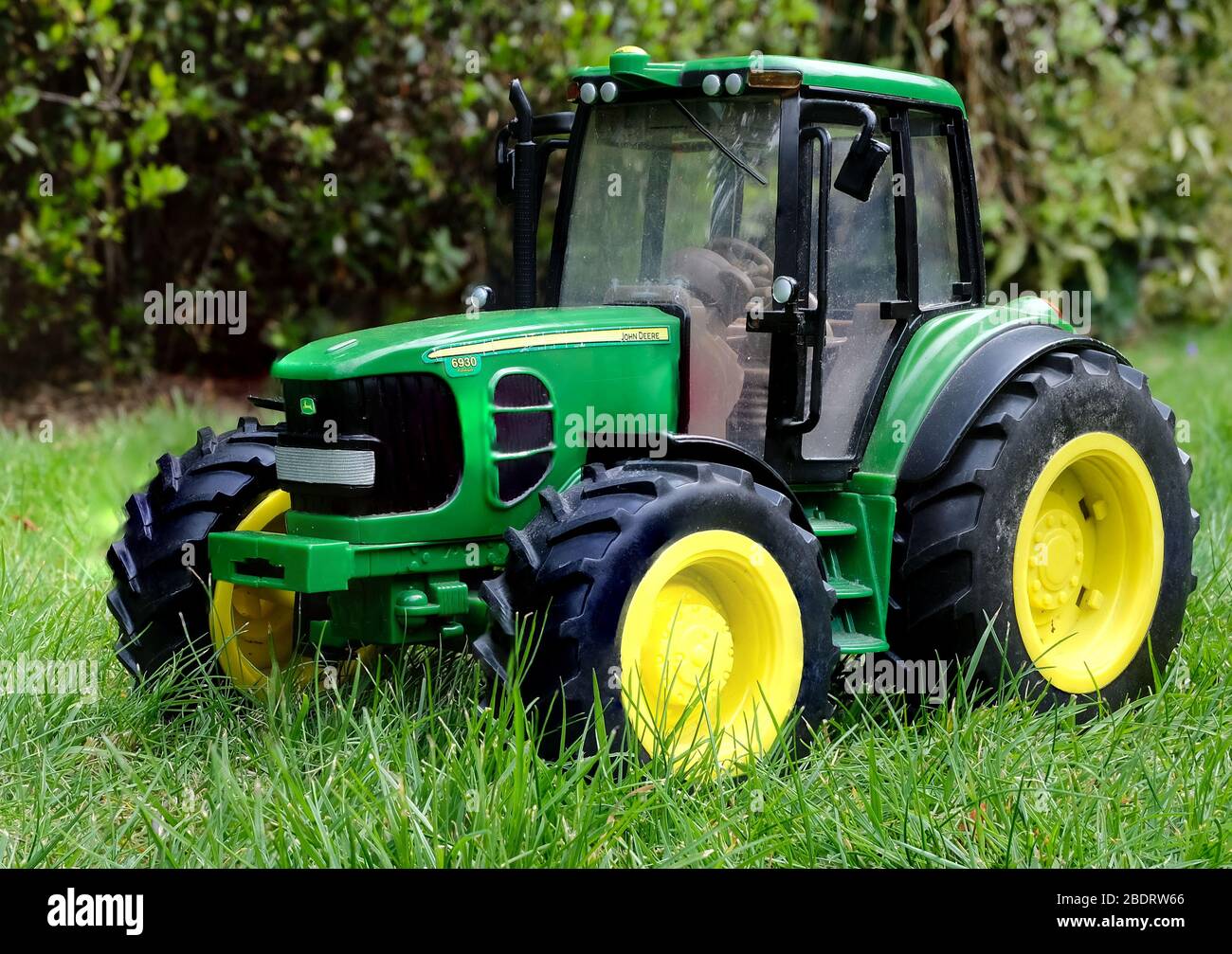Big John Deere farm tractor Stock Photo Alamy