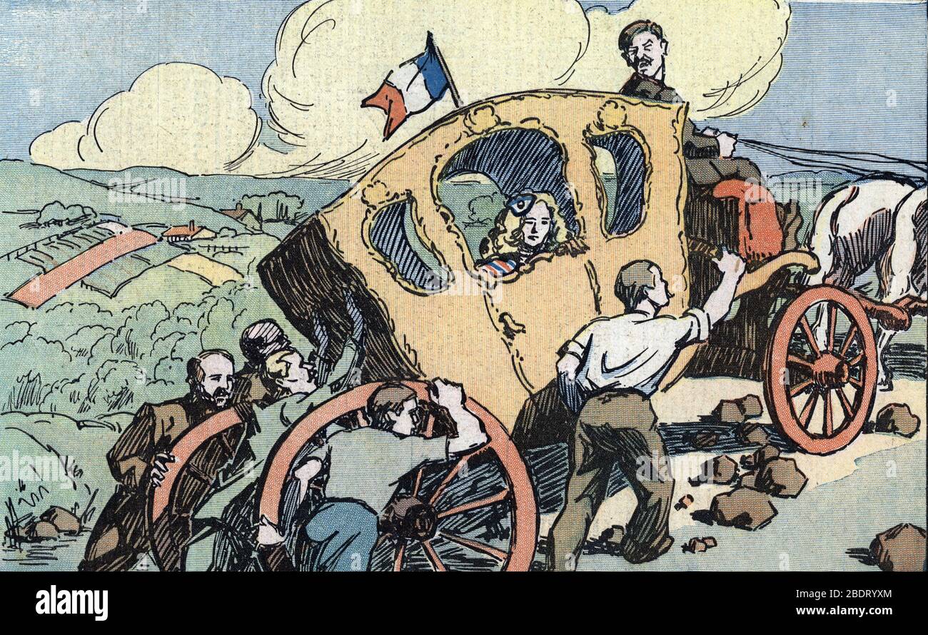 'Le premier ministre Pierre Laval (1883-1945) cherchant a sortir la France de la crise apres la chute du gouvernement flandin en juin, en menant une p Stock Photo