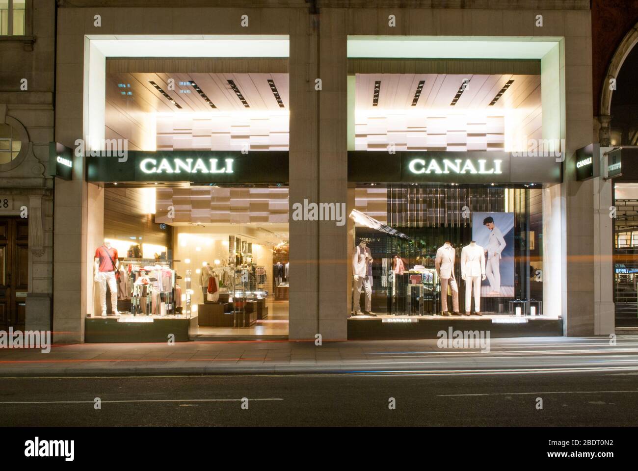 Canali 126-127 New Bond Street, Mayfair, London W1S 1DZ Stock Photo - Alamy