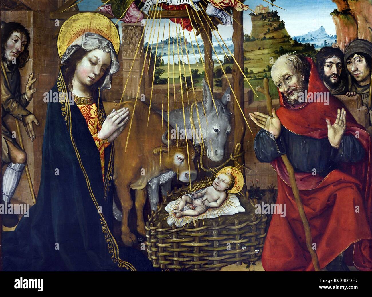 The adoration of Child 1496 Jacquelin de Montluçon 1463-1505 France, French  Stock Photo - Alamy