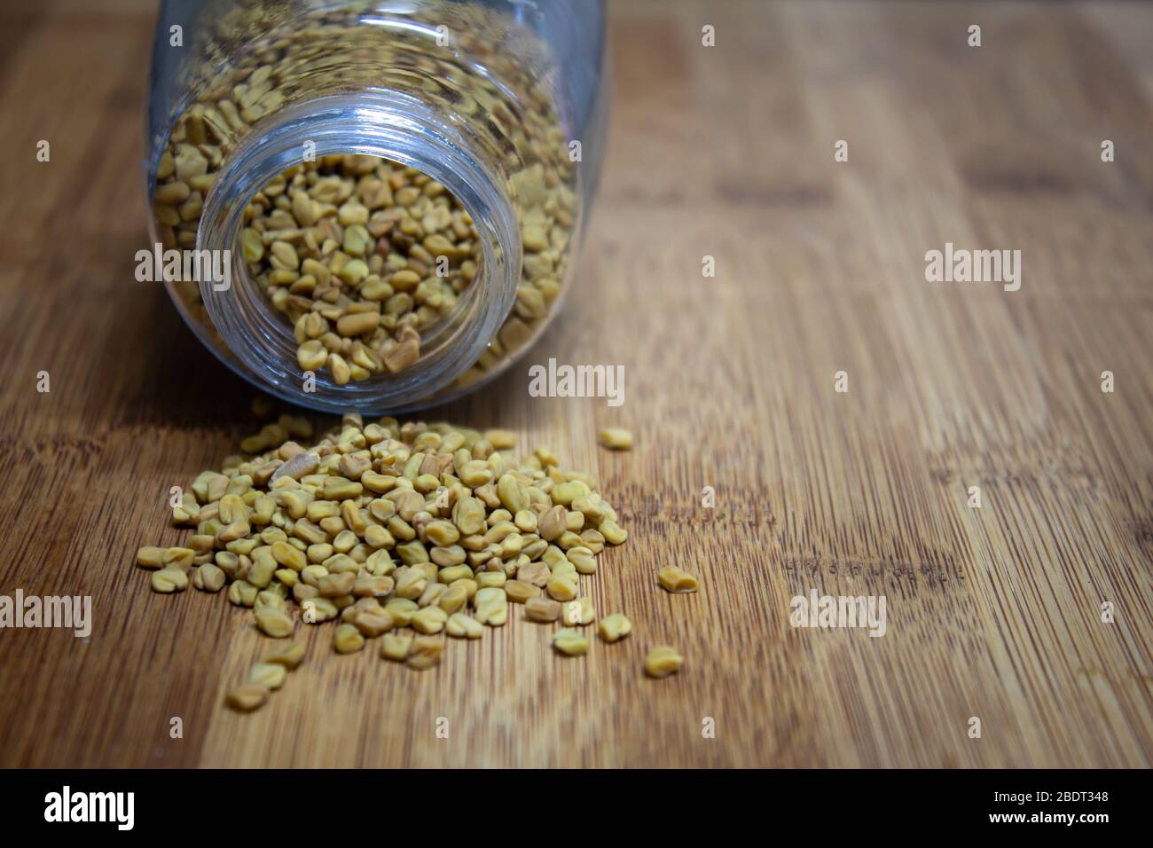 Fenugreek seeds which is a common ingredient used in indian cooking