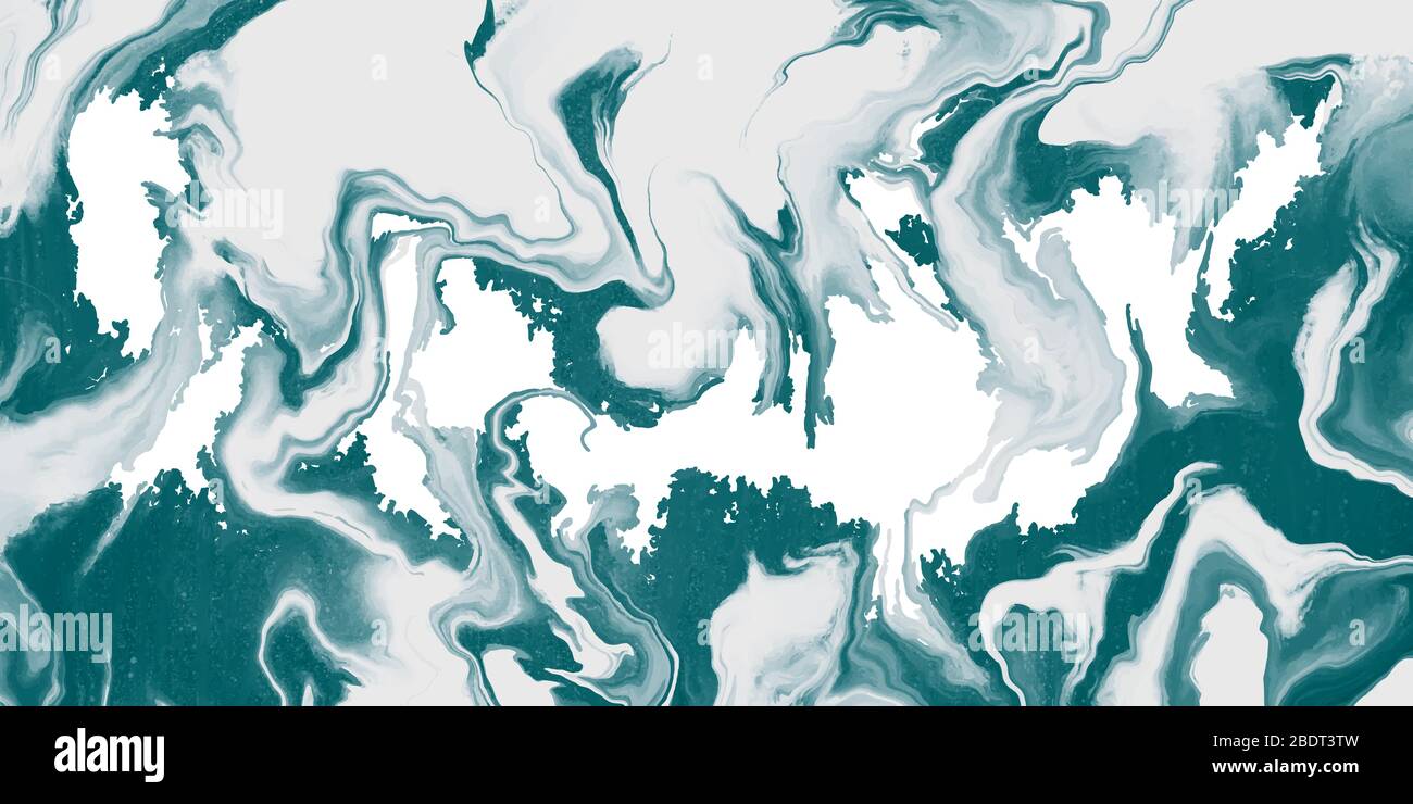 Vector abstract marble texture green color Fluid design background ...