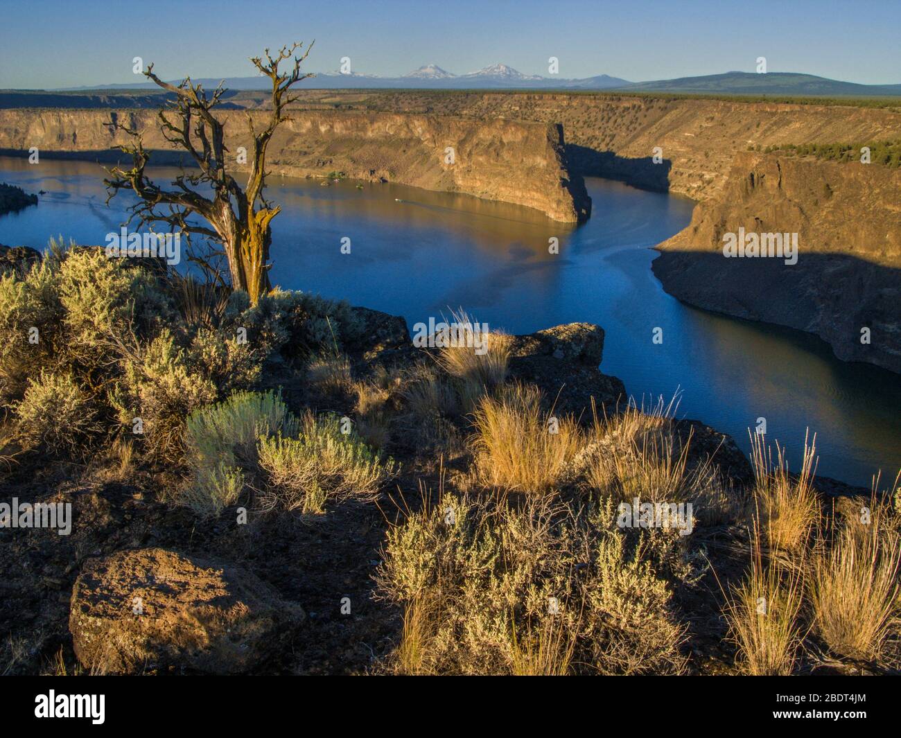 Lake Billy Chinook, Culver, Oregon USA Stock Photo