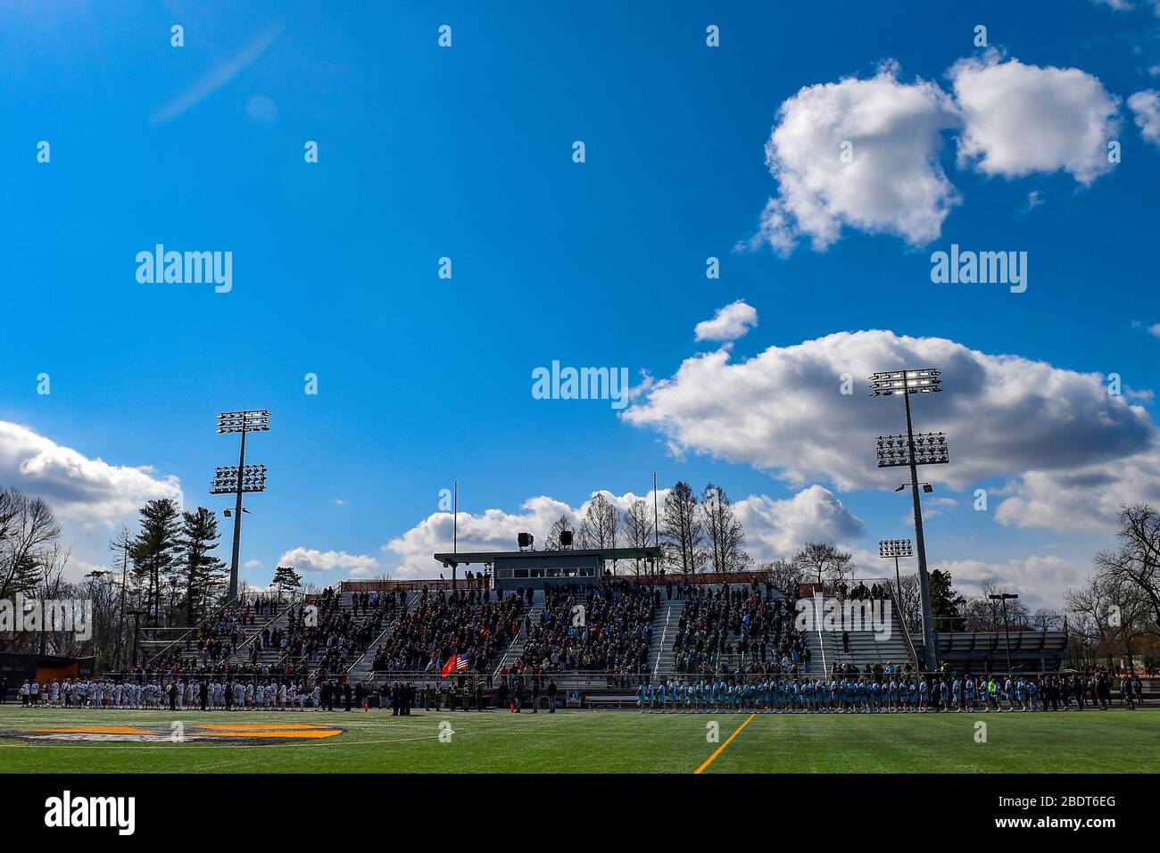 Princeton, New Jersey, USA. 29th Feb, 2020. General view of Class of 1952 Stadium prior to an NCAA MenÕs lacrosse game between the Princeton Tigers and the Johns Hopkins Blue Jays on February, 29, 2020 in Princeton, New Jersey. Princeton defeated Johns Hopkins 18-11. Rich Barnes/CSM/Alamy Live News Stock Photo