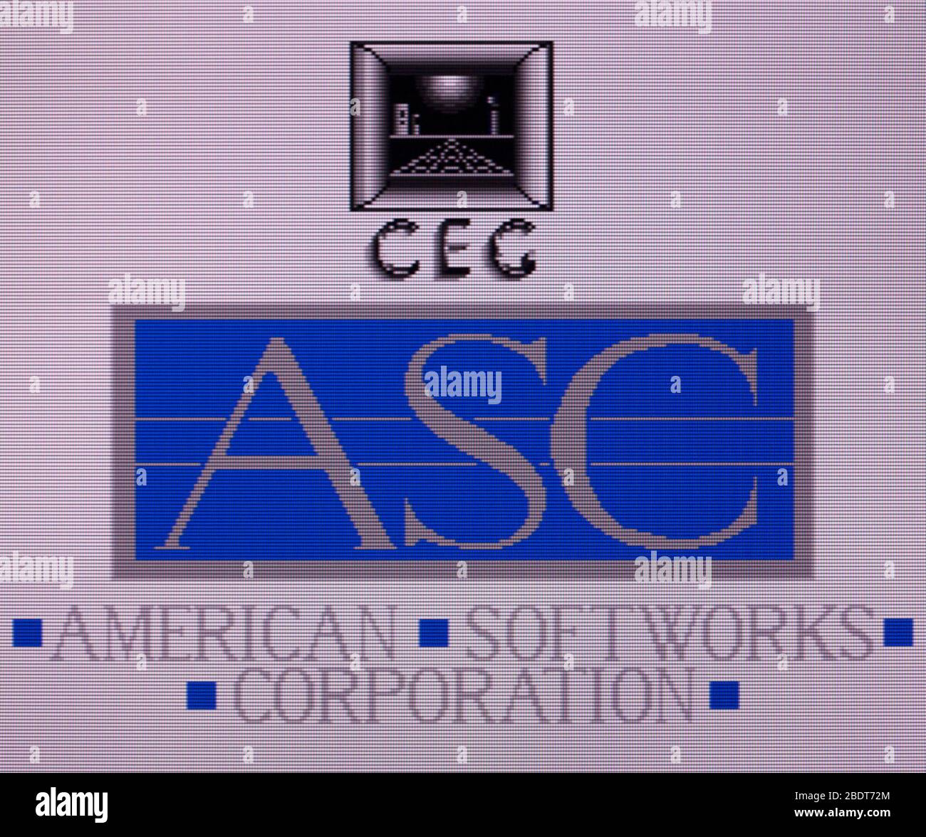 American Softworks Corporation Logo - Sega Genesis Mega Drive ...