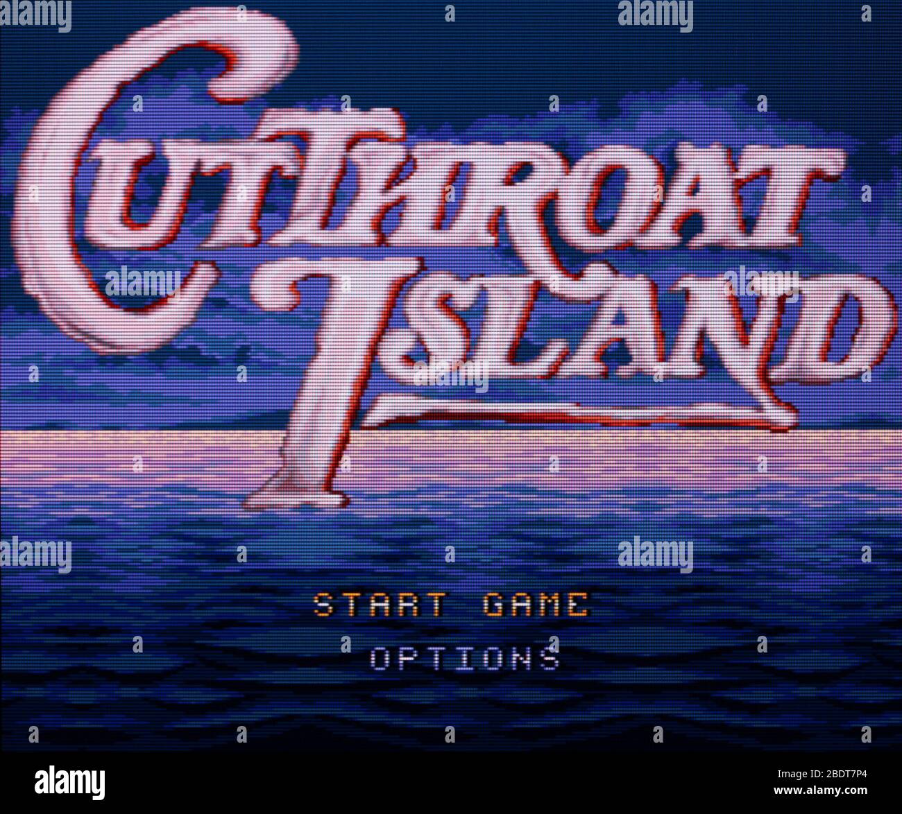 Cutthroat Island Cut Throat Sega Genesis Mega Drive Editorial use