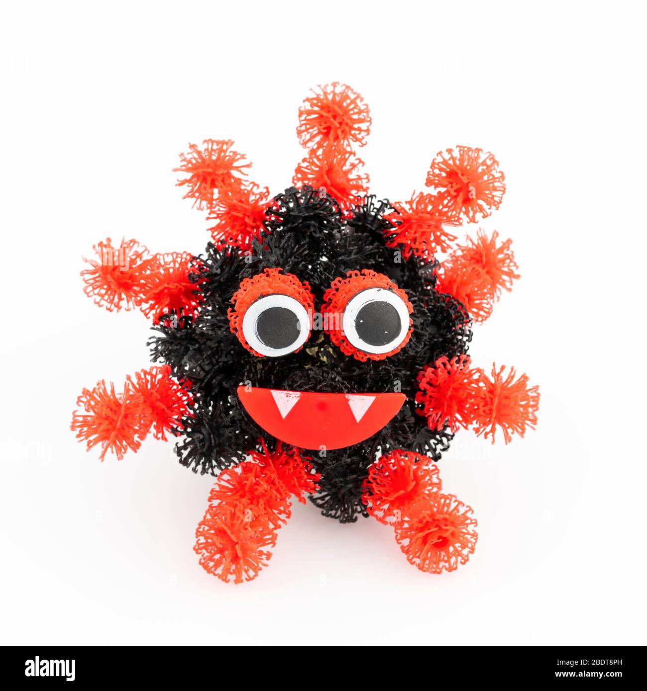 Coronavirus on white background Stock Photo