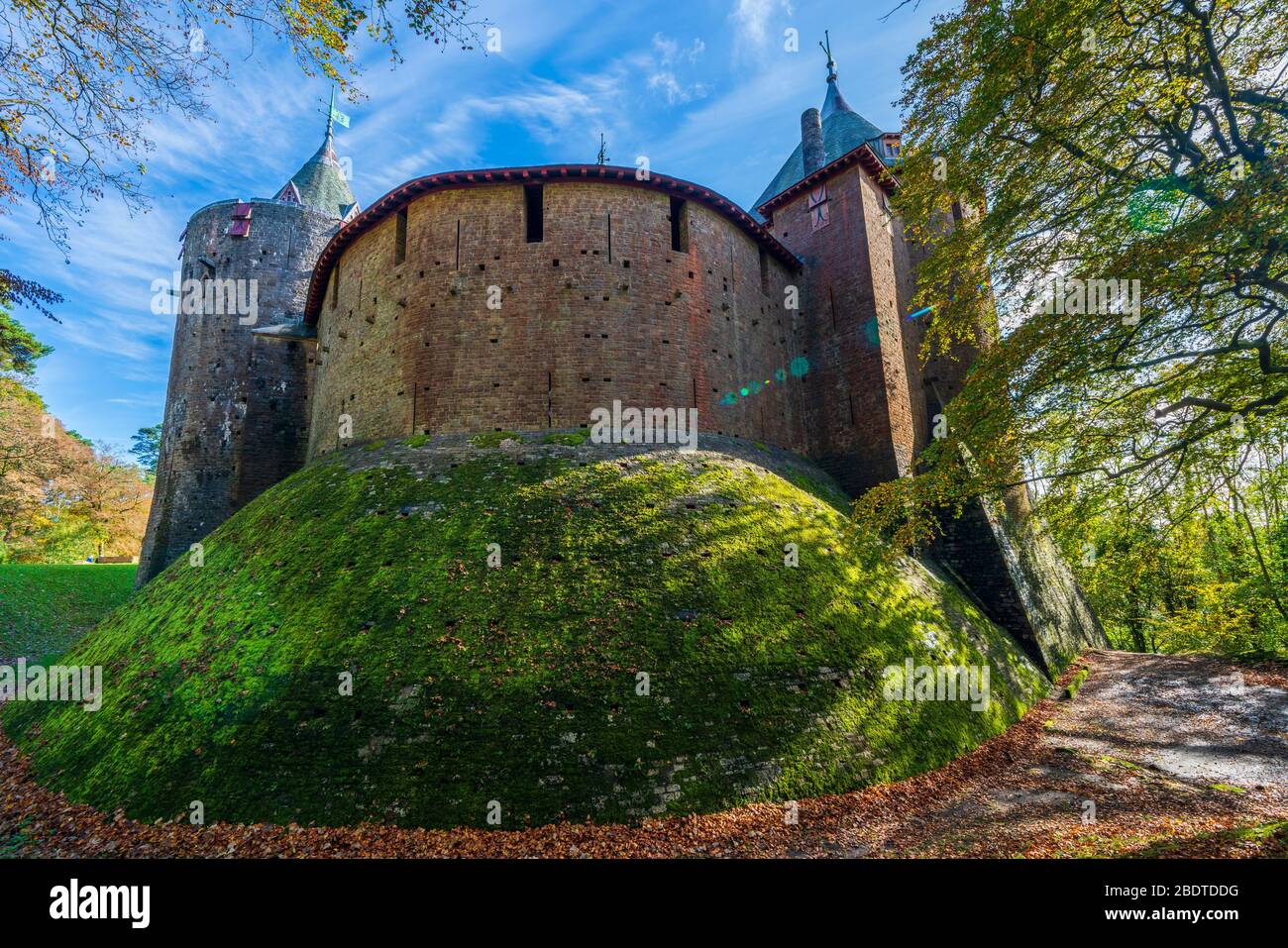 Castell Coch, The Red Castle, Tongwynlais, district of Cardiff, Wales, United Kingdom, Europe Stock Photo