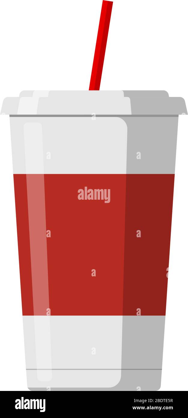 Paper glass drinking straw Stock Vector Images - Alamy