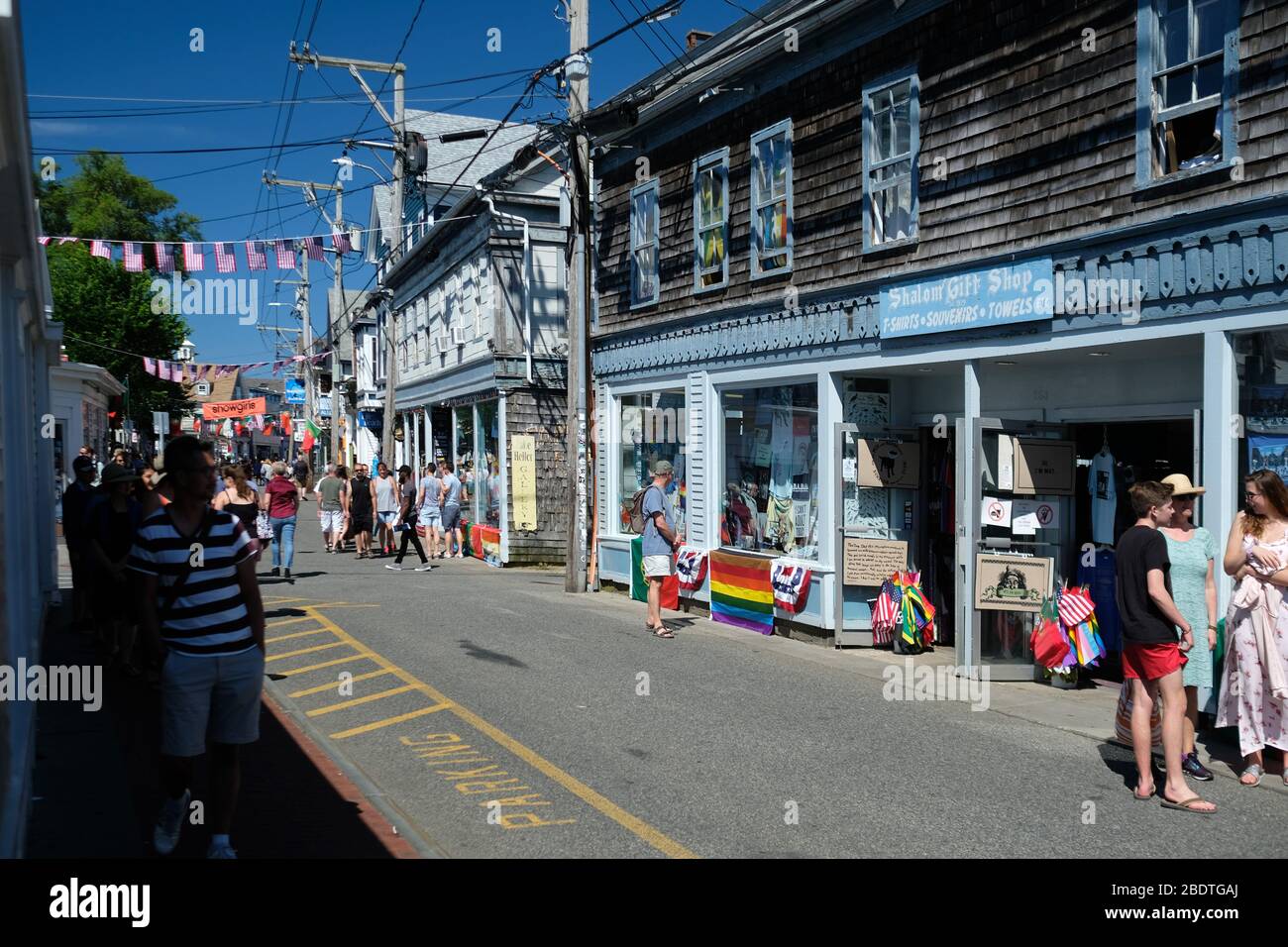 4th of July, Independence Day in historic center on Commercial Street