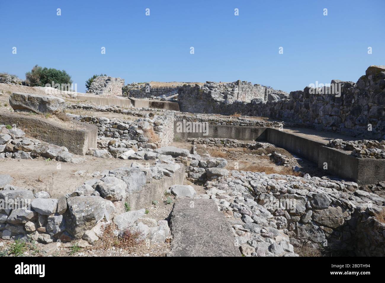 Tiryns Archaeological Site Stock Photo - Alamy