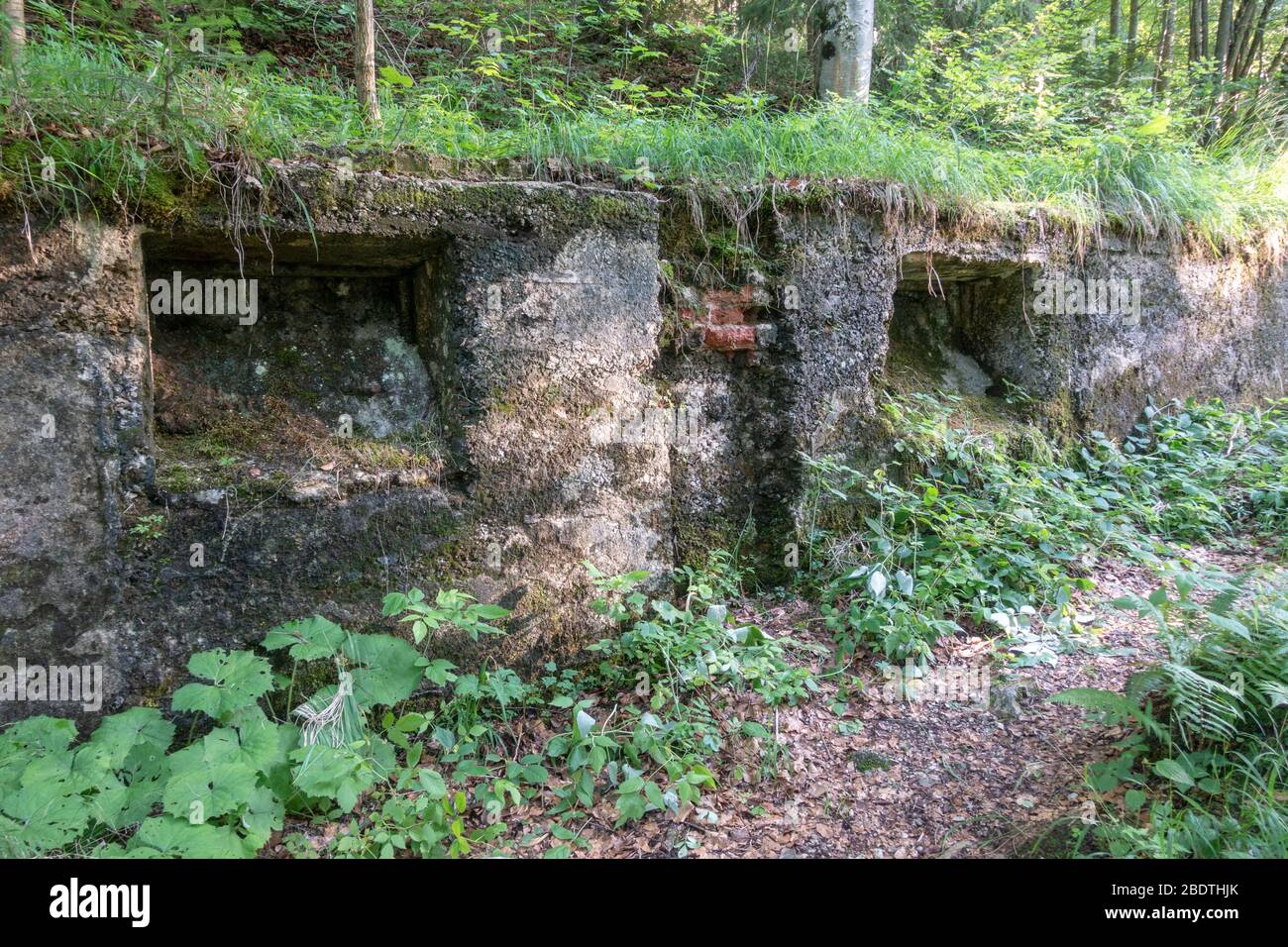 Ruins of Adolf Hitler's home, the Berghof, in the Obersalzberg,Bavarian