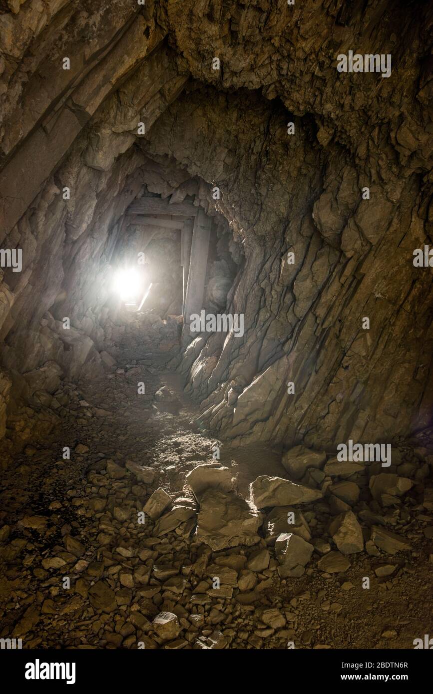 Abandoned Mine Shafts in the California Desert Stock Photo - Alamy