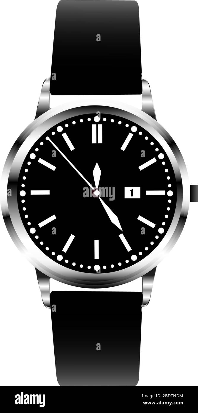 man's hand with a clock. background grey. abstract Stock Vector Image & Art Alamy