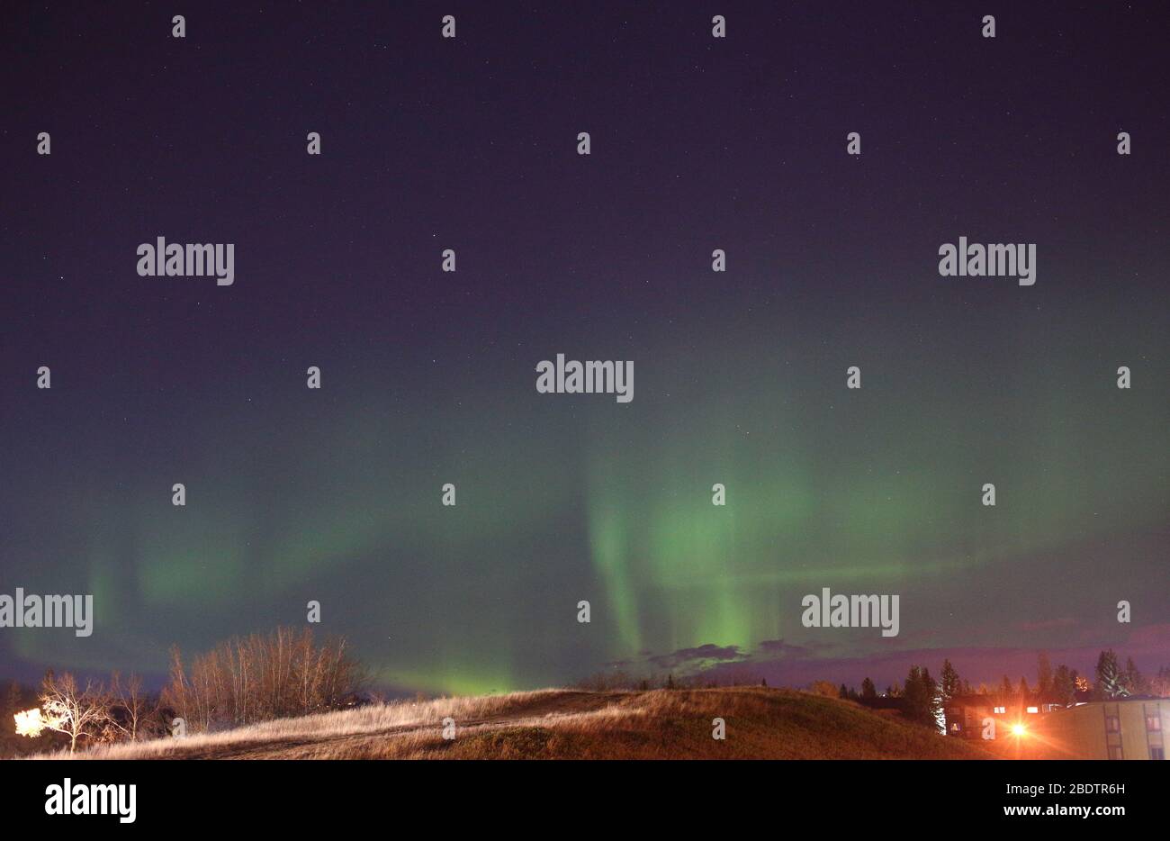 Polar lights Stock Photo