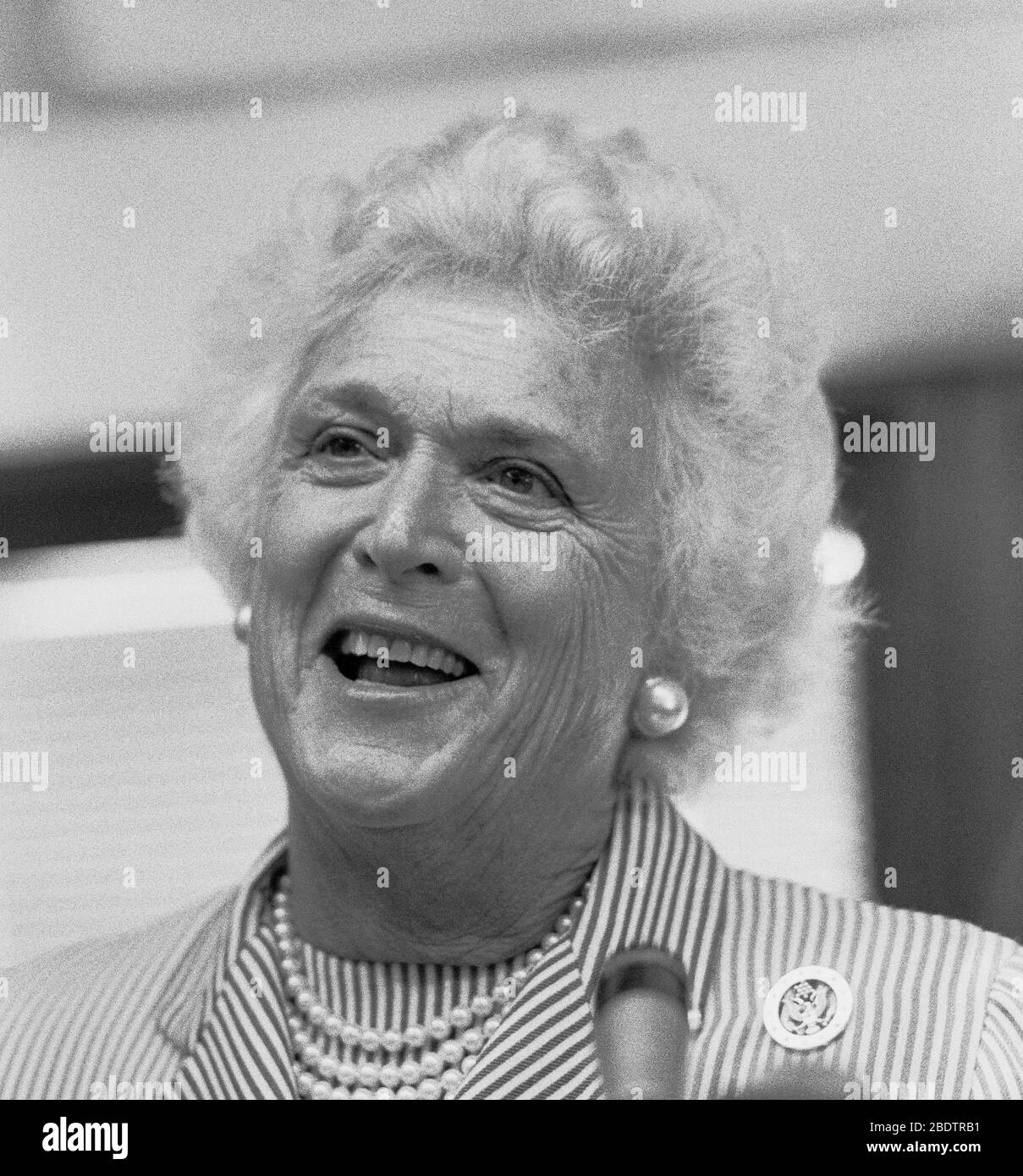 Barbara Bush, in San Francisco , 1980s Stock Photo