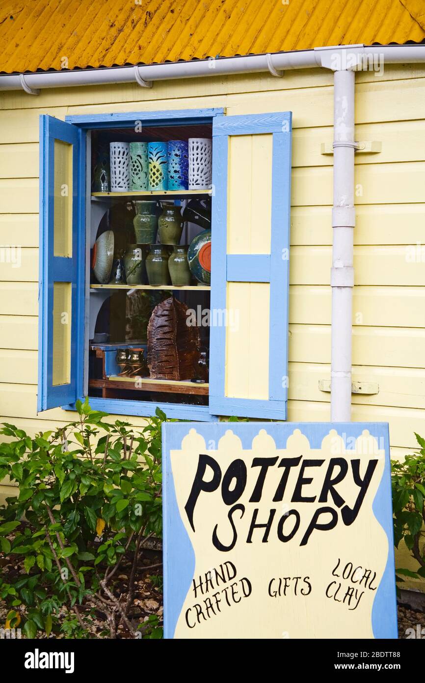 Pottery Shop, Redcliffe Quay, St. Johns City, Antigua Island, Antigua