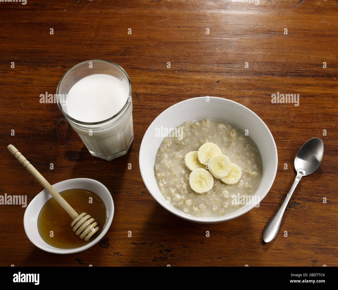 Bowl of breakfast cereal Stock Photo