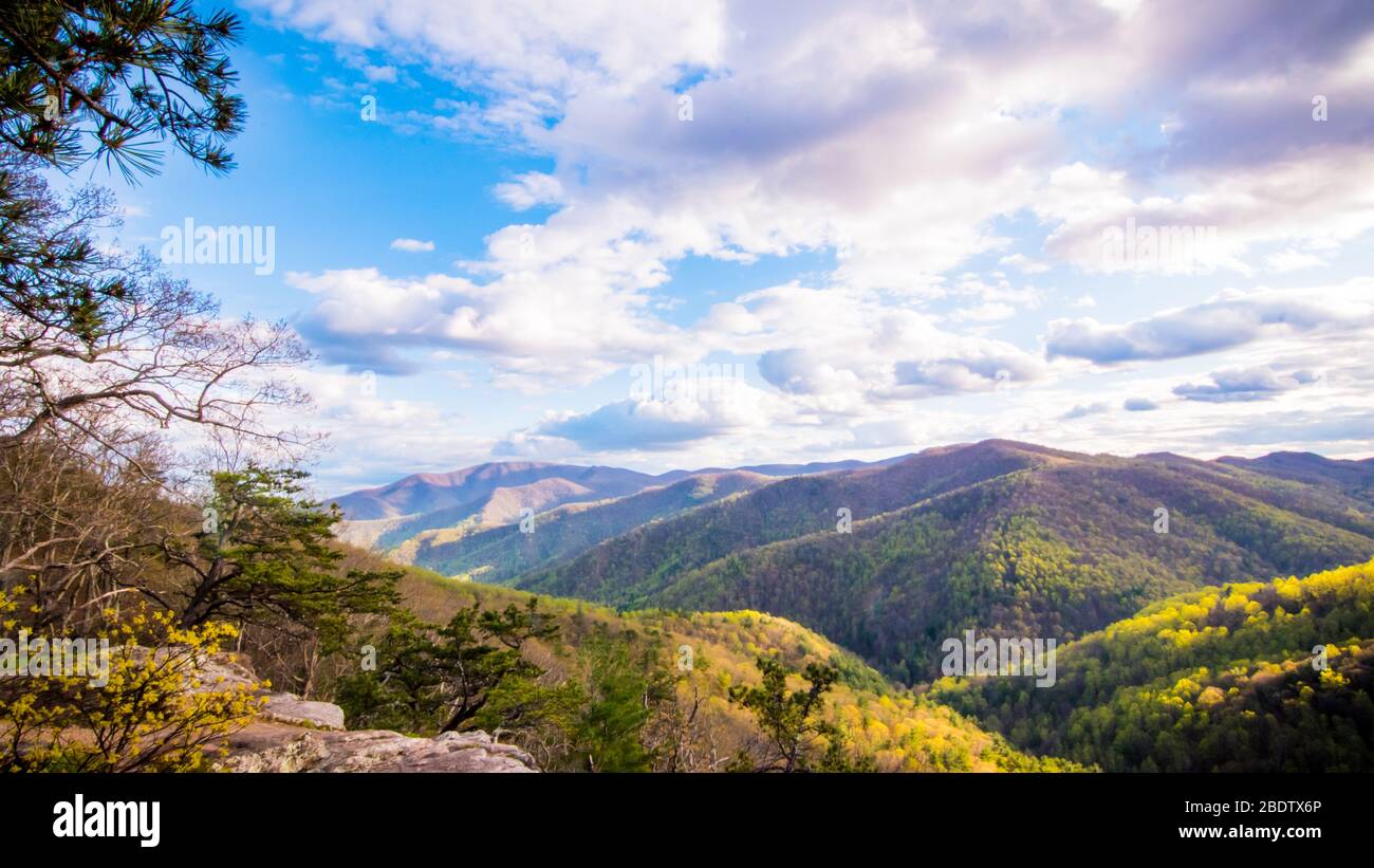 Appalachian appalachians mountain trees hi-res stock photography and ...