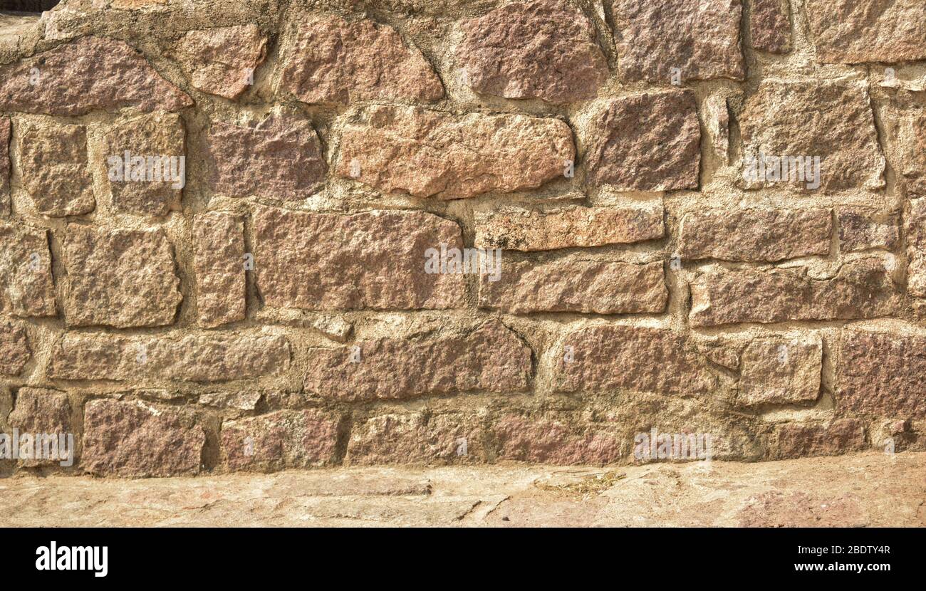 Pattern of Rough Grunge Vintage Stone Wall Texture Background.Dirty Old ...