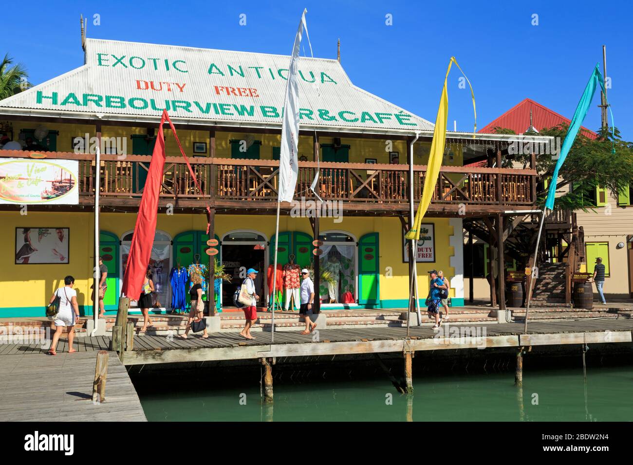 Waterfront in St. John's,Antigua Island,Antigua & Barbuda,Caribbean