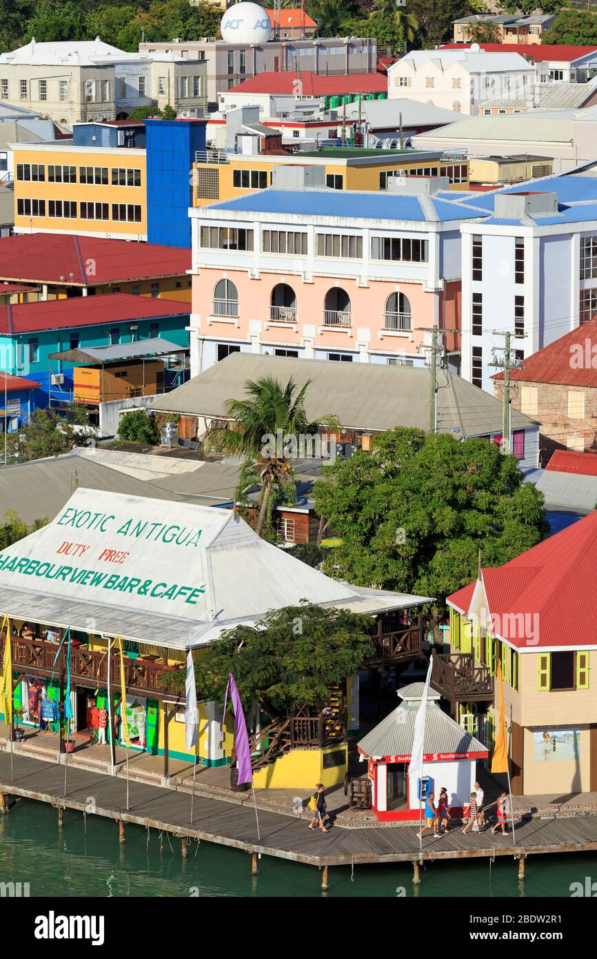 Waterfront in St. John's,Antigua Island,Antigua & Barbuda,Caribbean