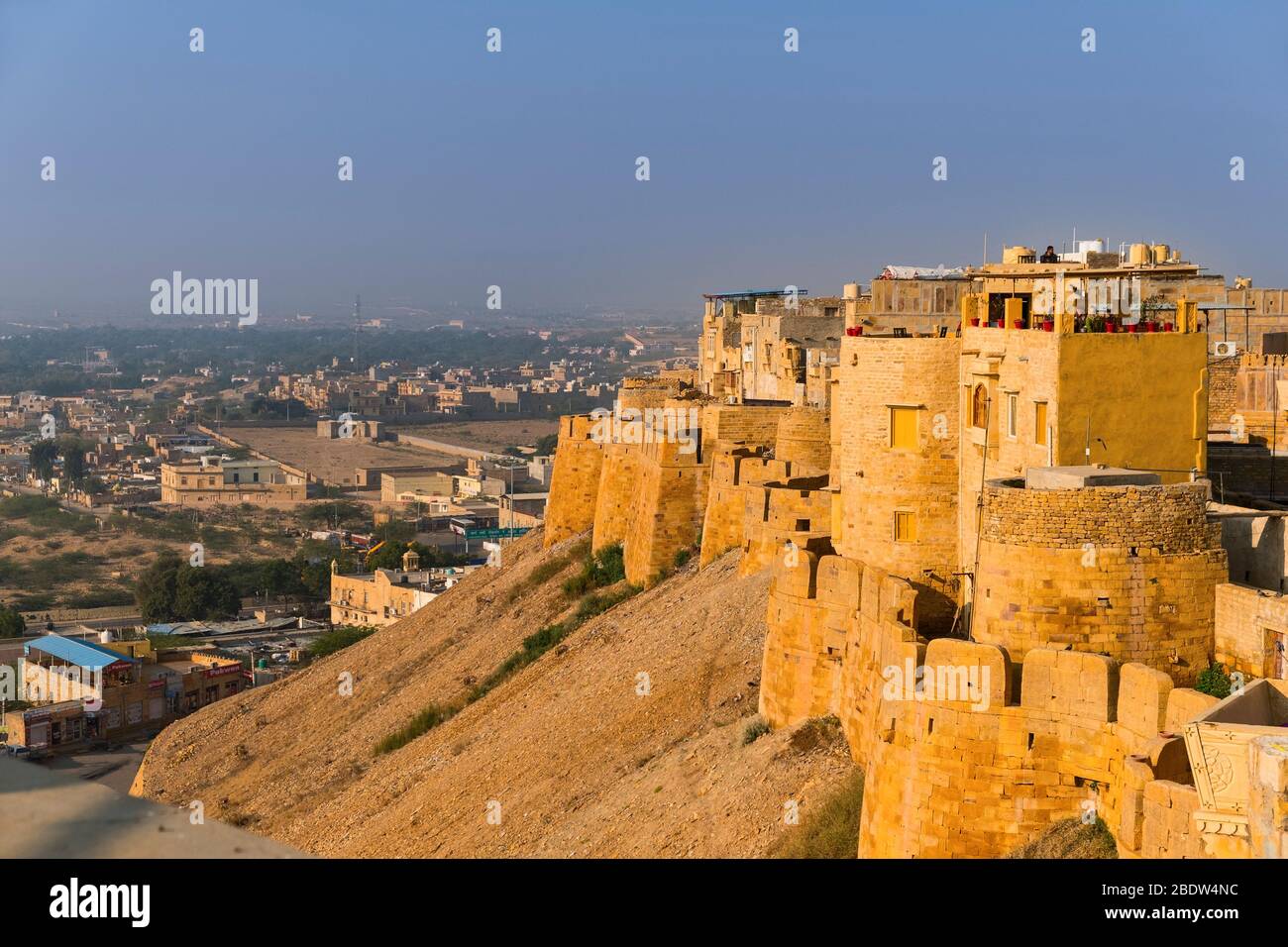 City view from Jaisalmer Fort Rajasthan India Stock Photo