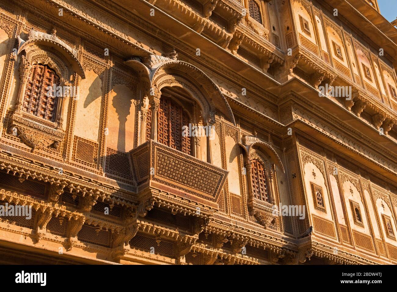 Patwa-ki-Haveli Jaisalmer Rajasthan India Stock Photo