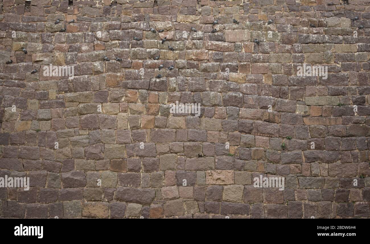 Pattern of Rough Grunge Vintage Stone Wall Texture Background.Dirty Old ...