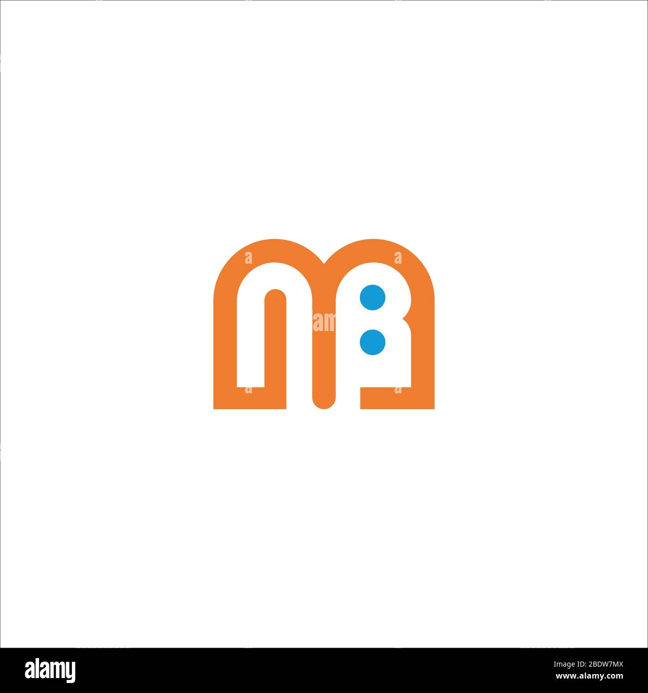 Initial letter mb logo or bm logo vector design template Stock Vector ...