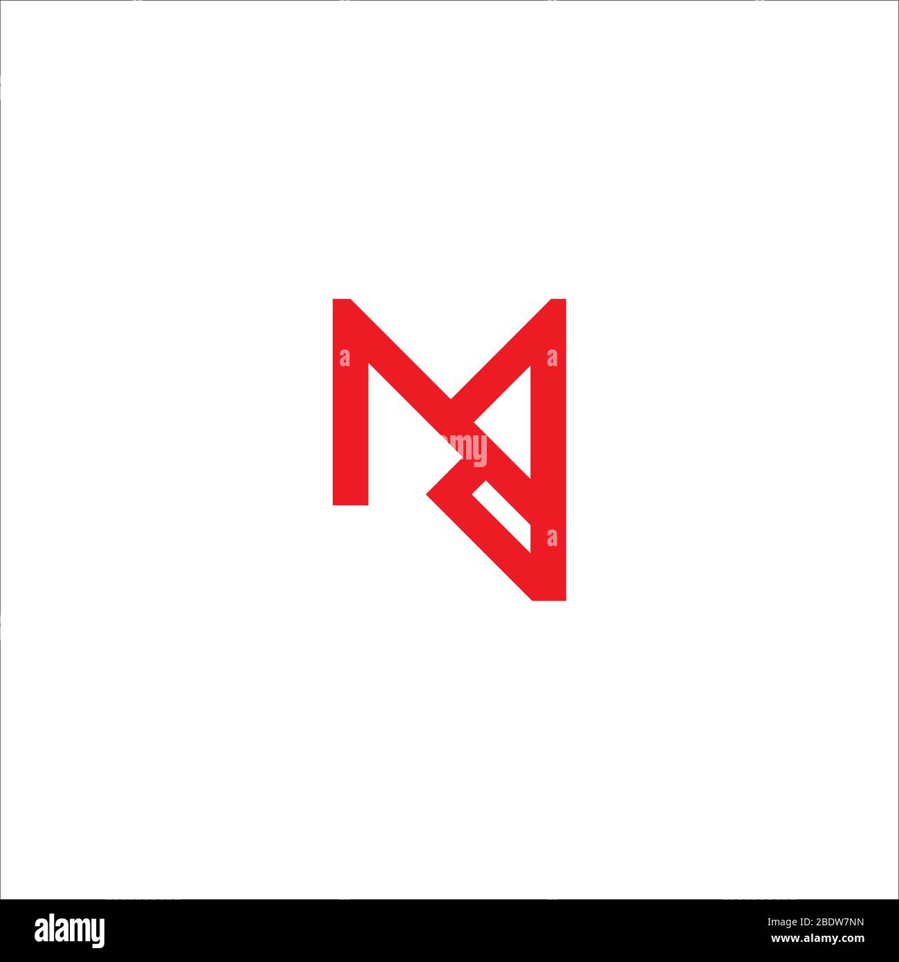 Initial letter mb logo or bm logo vector design template Stock Vector ...
