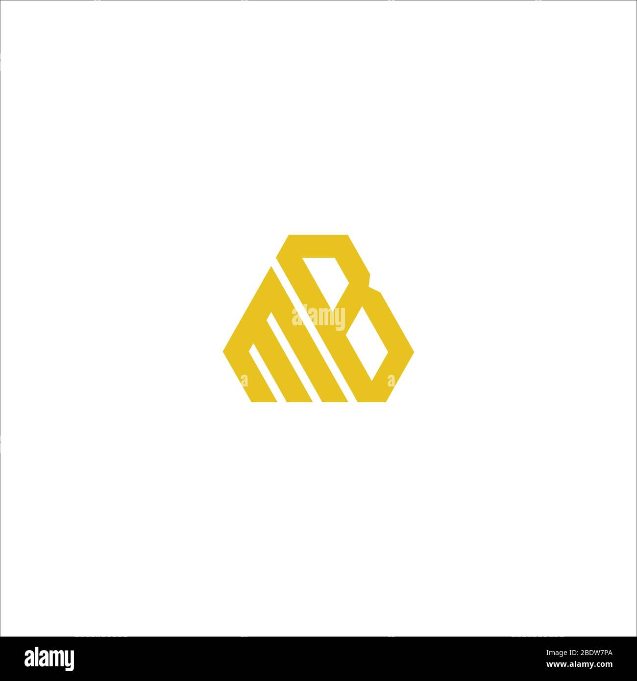 Initial letter mb logo or bm logo vector design template Stock Vector ...