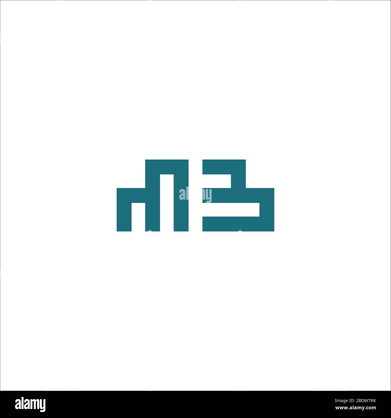 Initial letter mb logo or bm logo vector design template Stock Vector ...