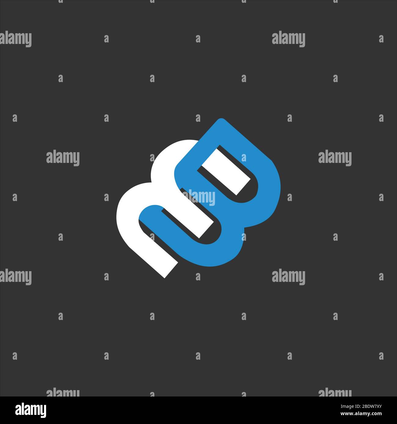 Initial letter mb logo or bm logo vector design template Stock Vector ...