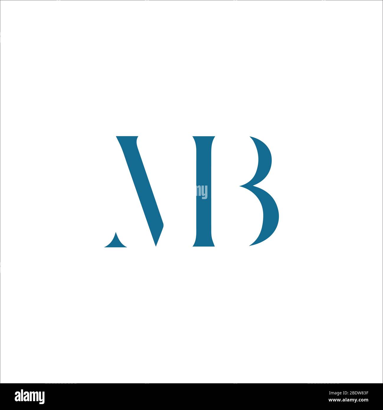 Initial letter mb logo or bm logo vector design template Stock Vector ...
