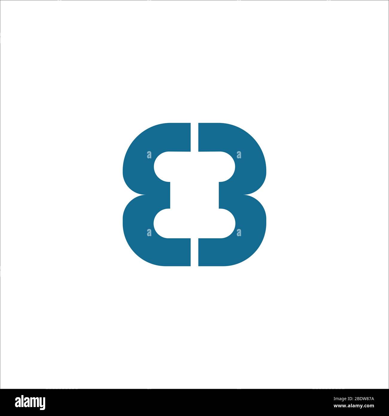 Initial letter mb logo or bm logo vector design template Stock Vector