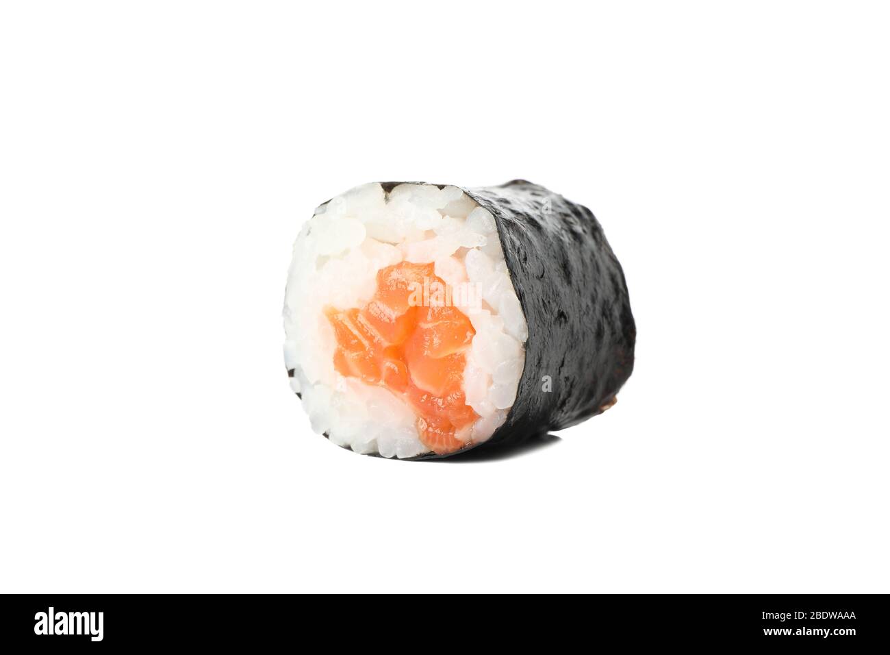 Delicious sushi roll isolated on white background Stock Photo