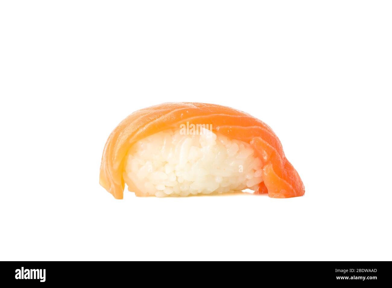 Delicious sushi roll isolated on white background Stock Photo